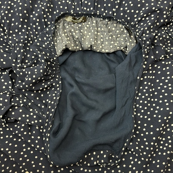 Pretty Garden navy polkadot halter sundress M - Picture 6 of 10